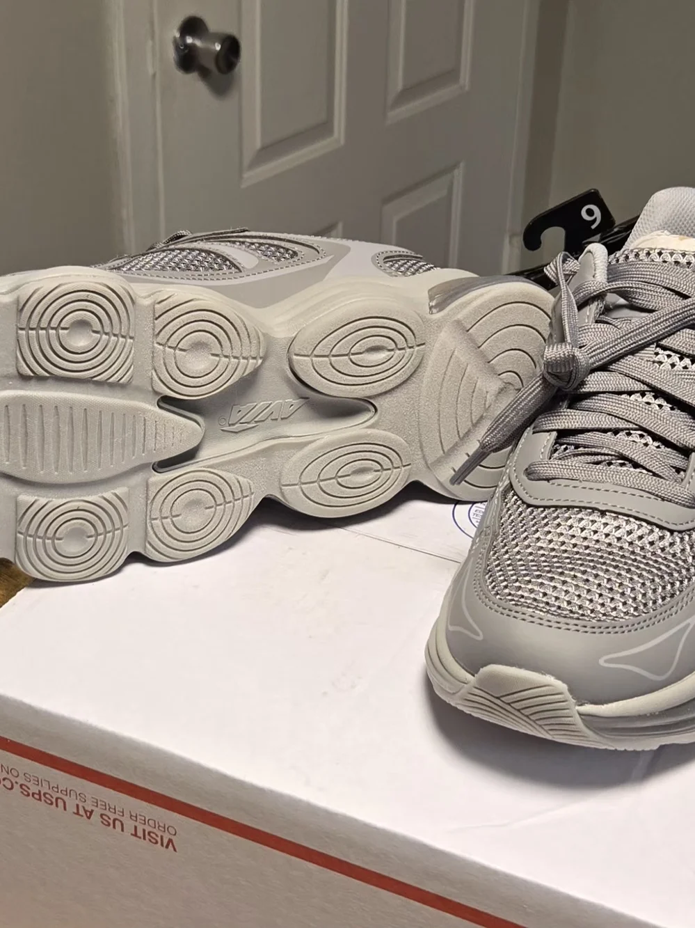 Avia Men's Athletic Sneakers in Grey